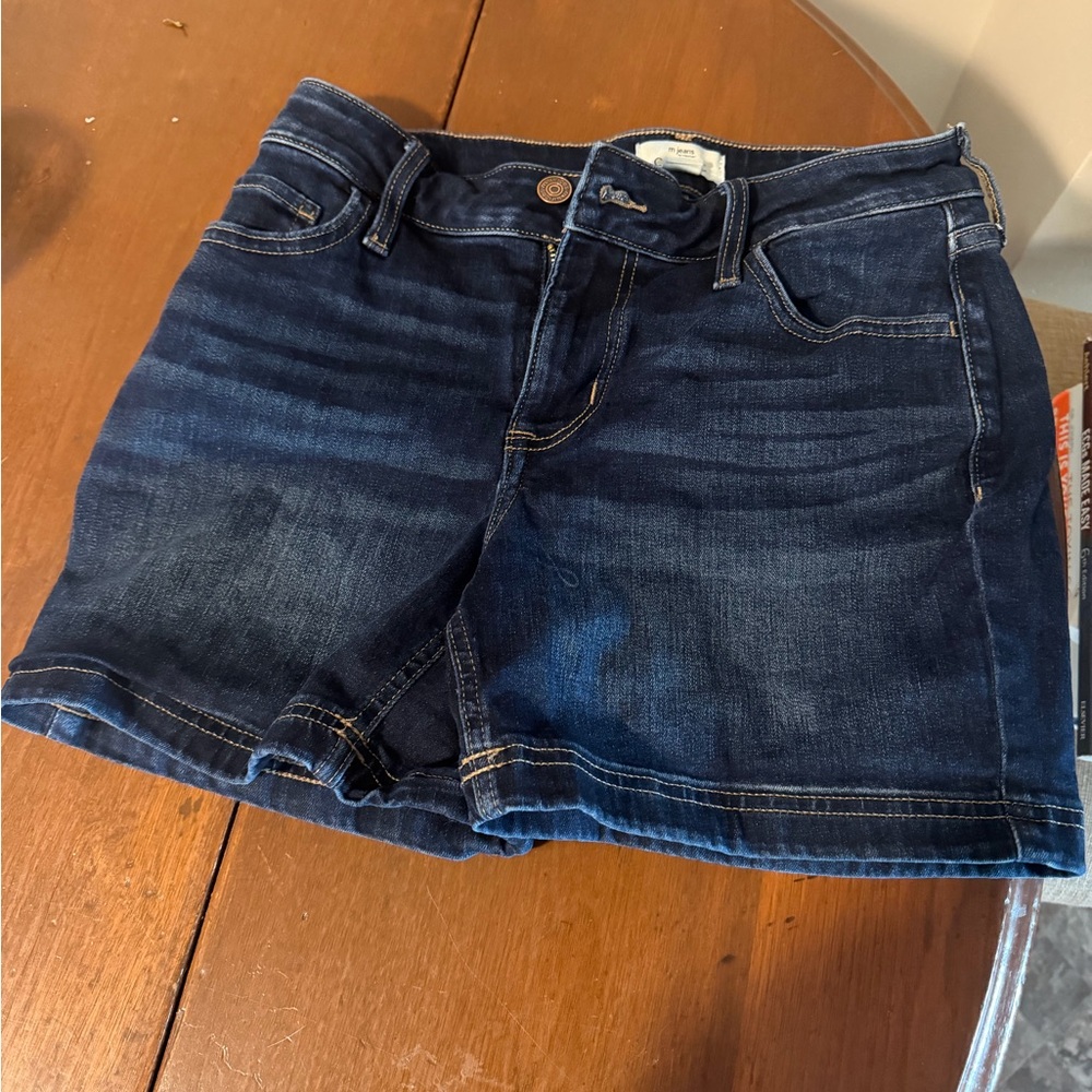 Maurices Dark Blue Jean Shorts